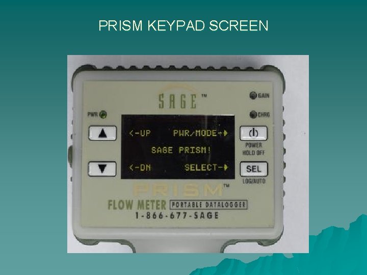 PRISM KEYPAD SCREEN 