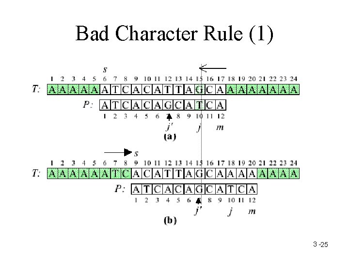 Bad Character Rule (1) 3 -25 