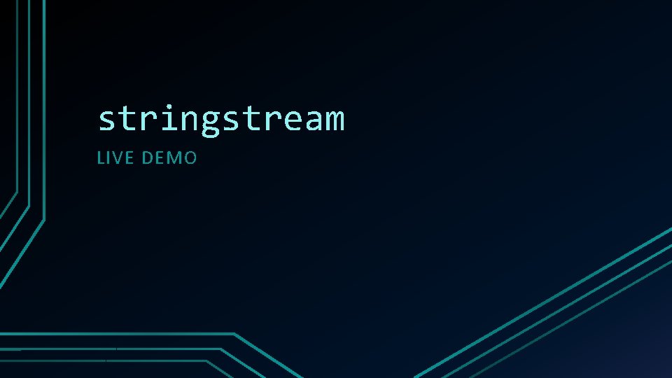 stringstream LIVE DEMO 