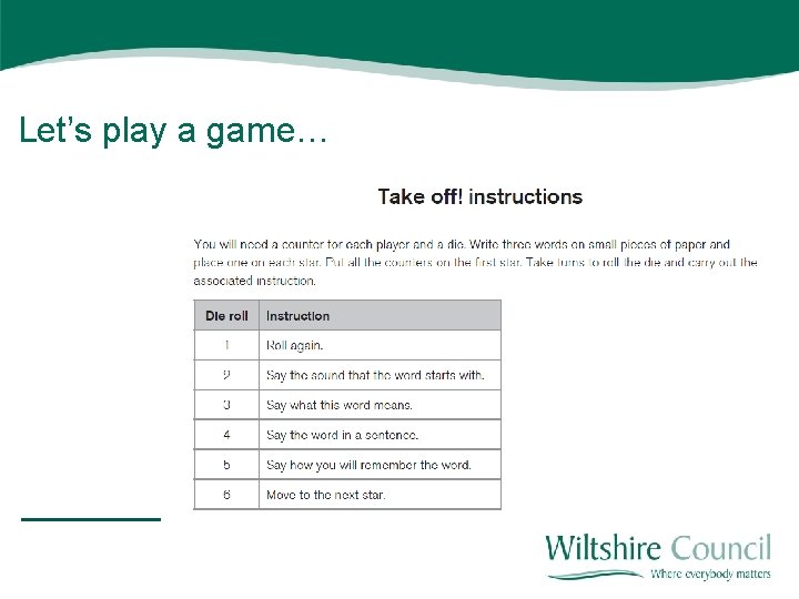 Let’s play a game… 