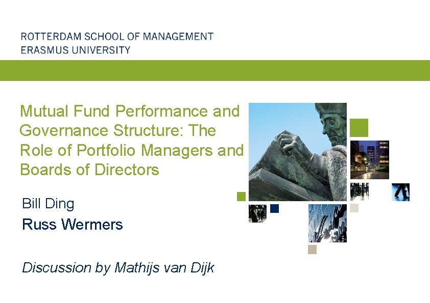 Mutual Fund Performance and Governance Structure: The Role of Portfolio Managers and Boards of