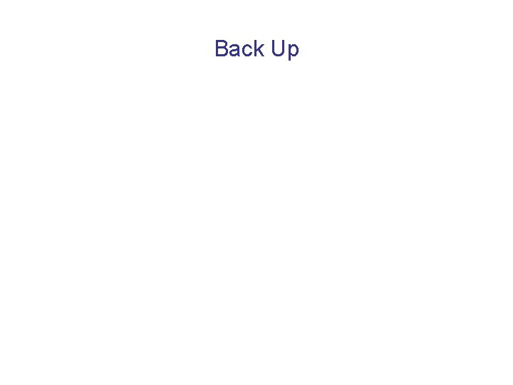 Back Up Back Up