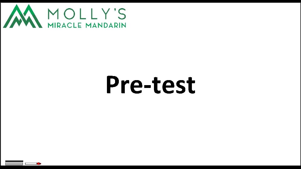 Pre-test 