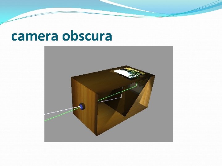 camera obscura 