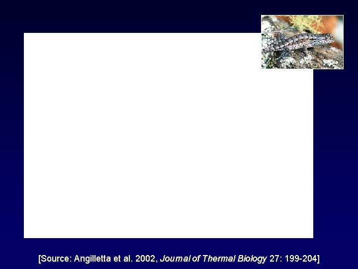 [Source: Angilletta et al. 2002, Journal of Thermal Biology 27: 199 -204] 