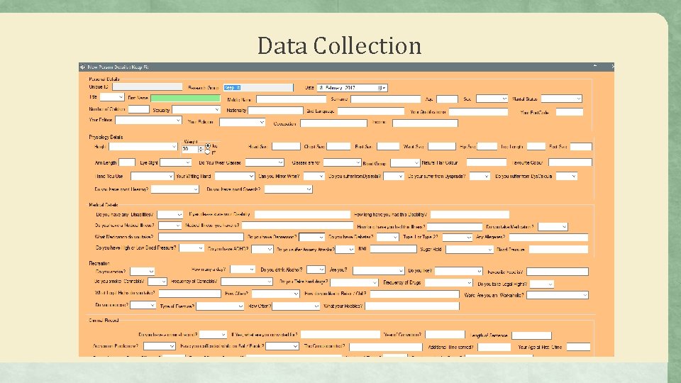Data Collection 