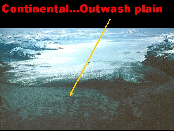 Continental…Outwash plain Continental…Outwash plain