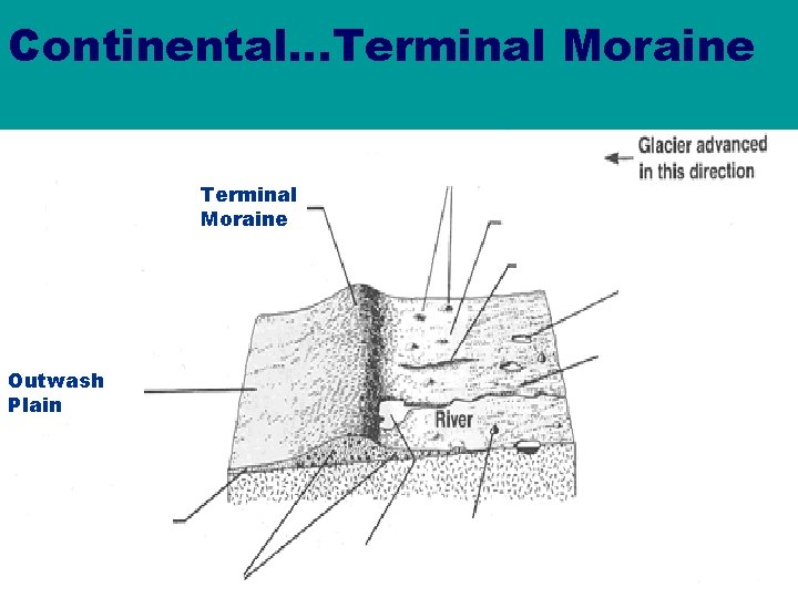 Continental…Terminal Moraine Outwash Plain Continental…Terminal Moraine Outwash Plain