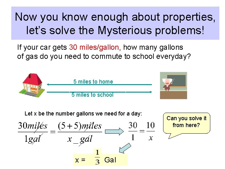 Now you know enough about properties, let’s solve the Mysterious problems! If your car