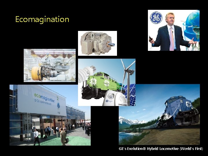 Ecomagination GE’s Evolution® Hybrid Locomotive (World’s First) 