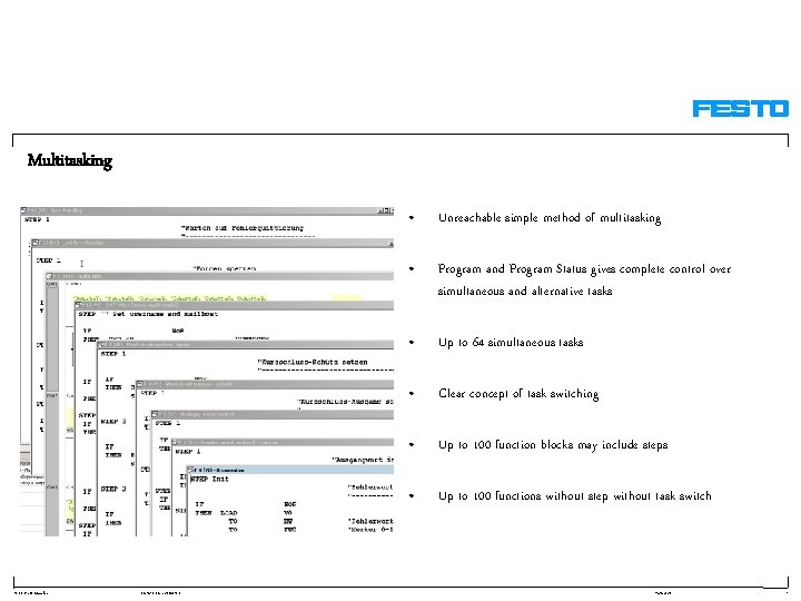 Multitasking TE-ECP / D. Staneker FST 4. 10 EN / 20040513 • Unreachable simple