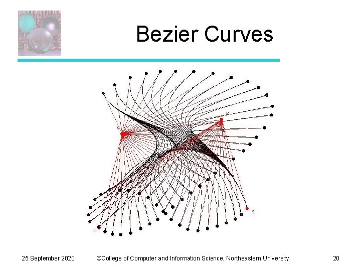 Bezier Curves 25 September 2020 ©College of Computer and Information Science, Northeastern University 20