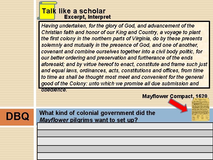 Talk like a scholar Excerpt, Interpret Having undertaken, for the glory of God, and