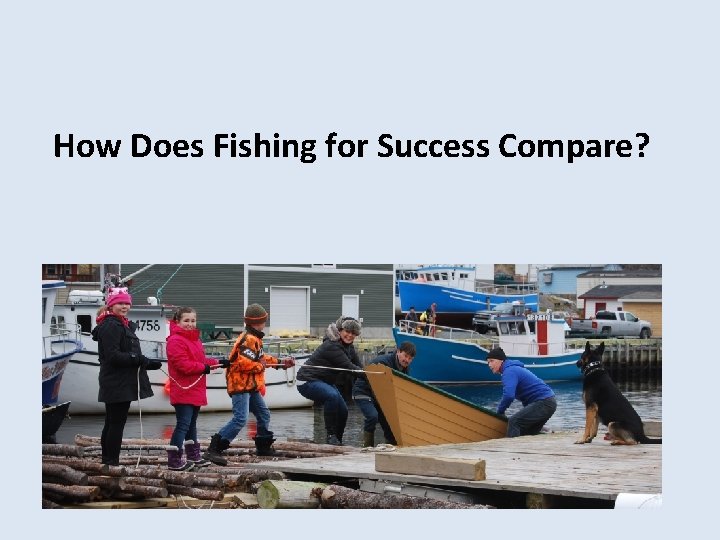 How Does Fishing for Success Compare? 