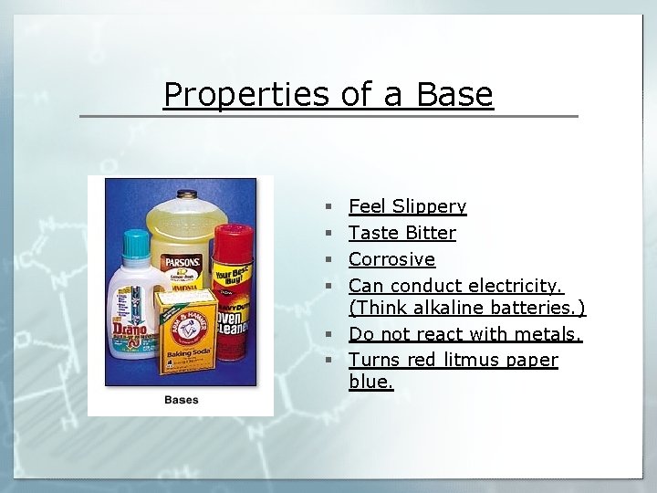 Acids Bases They are everywhere In your food