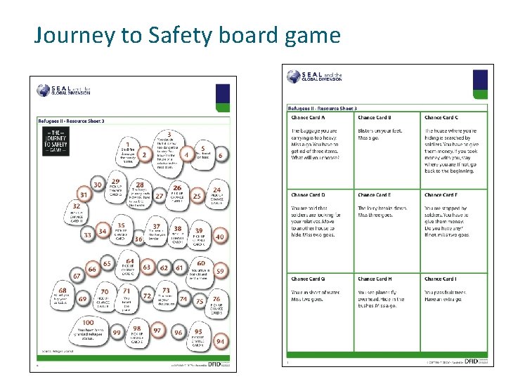 Journey to Safety board game Journey to Safety board game
