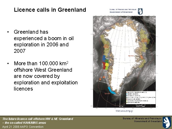 Licence calls in Greenland • Greenland has experienced a boom in oil exploration in