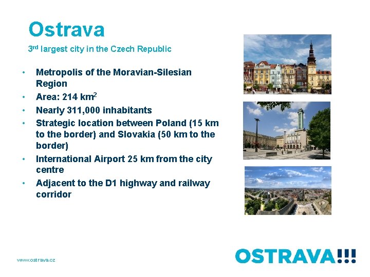 Ostrava 3 rd largest city in the Czech Republic • • • Metropolis of