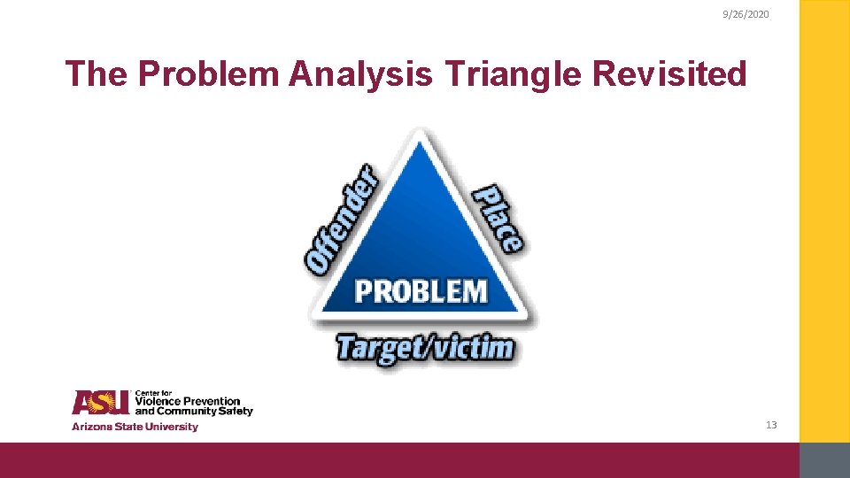 9/26/2020 The Problem Analysis Triangle Revisited 13 