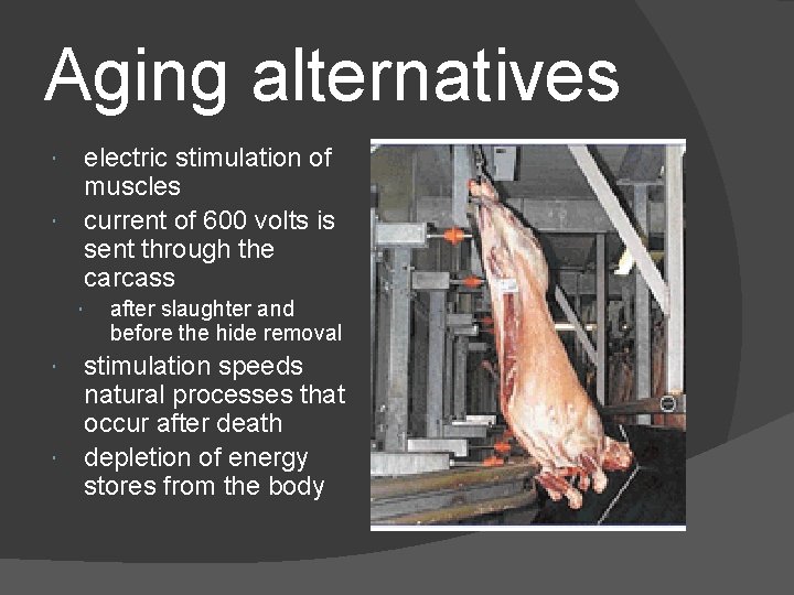 Aging alternatives electric stimulation of muscles current of 600 volts is sent through the Aging alternatives electric stimulation of muscles current of 600 volts is sent through the