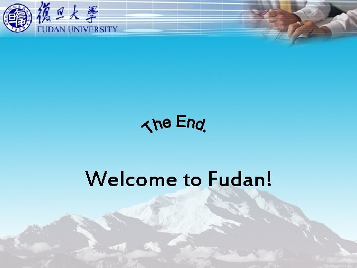 Welcome to Fudan! 
