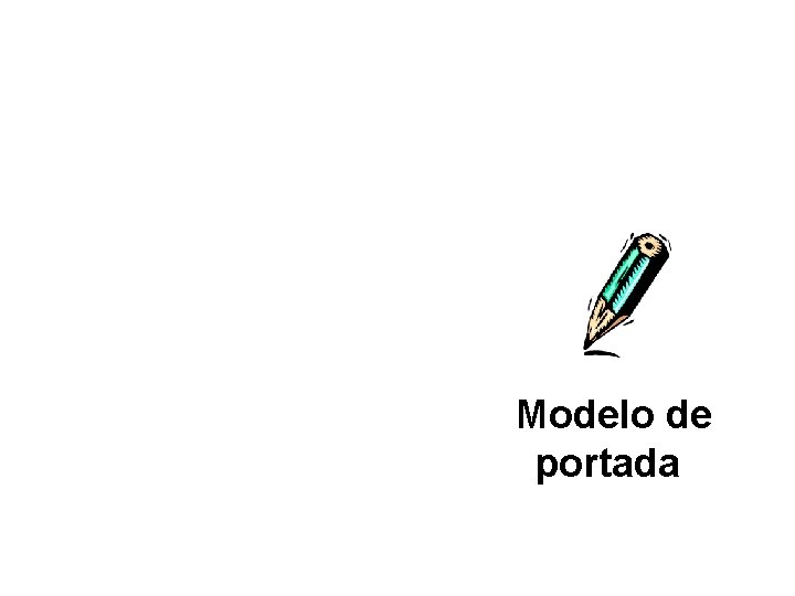 Modelo de portada 