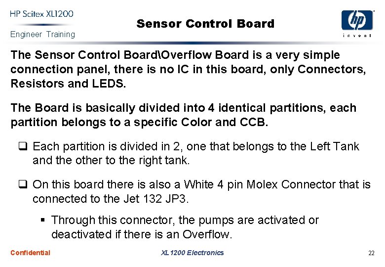 Engineer Training Sensor Control Board The Sensor Control BoardOverflow Board is a very simple
