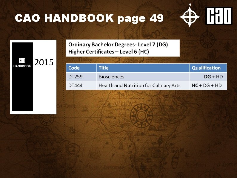 CAO HANDBOOK page 49 2015 