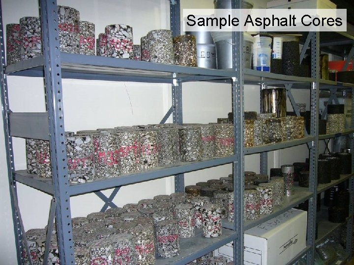 Sample Asphalt Cores 