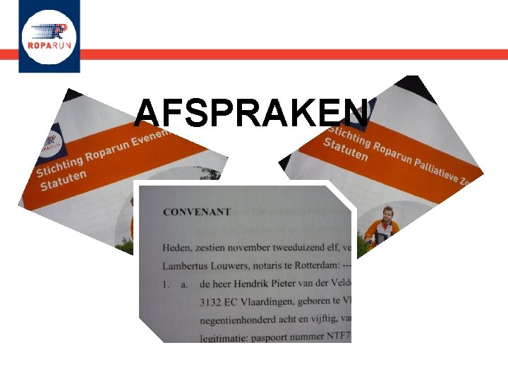 AFSPRAKEN 