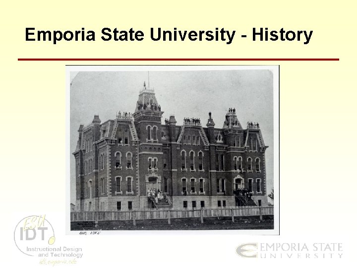 Emporia State University - History 