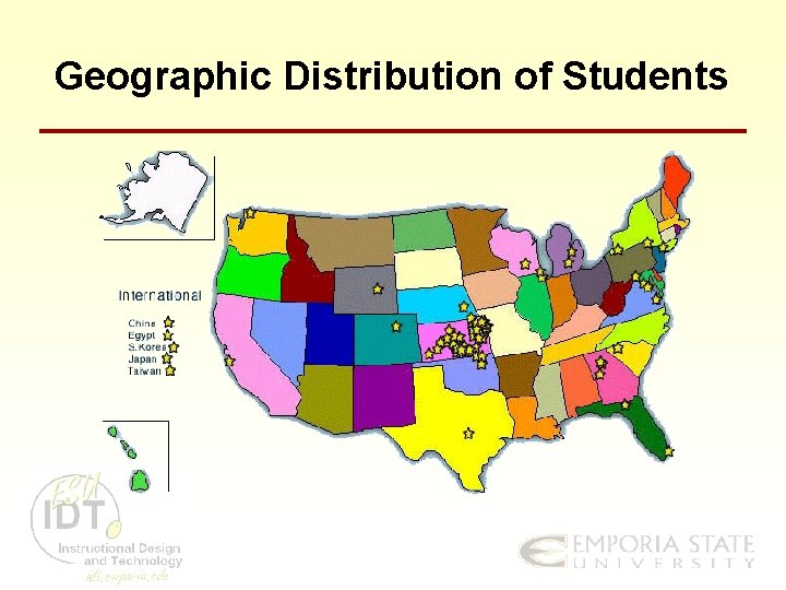 Geographic Distribution of Students 