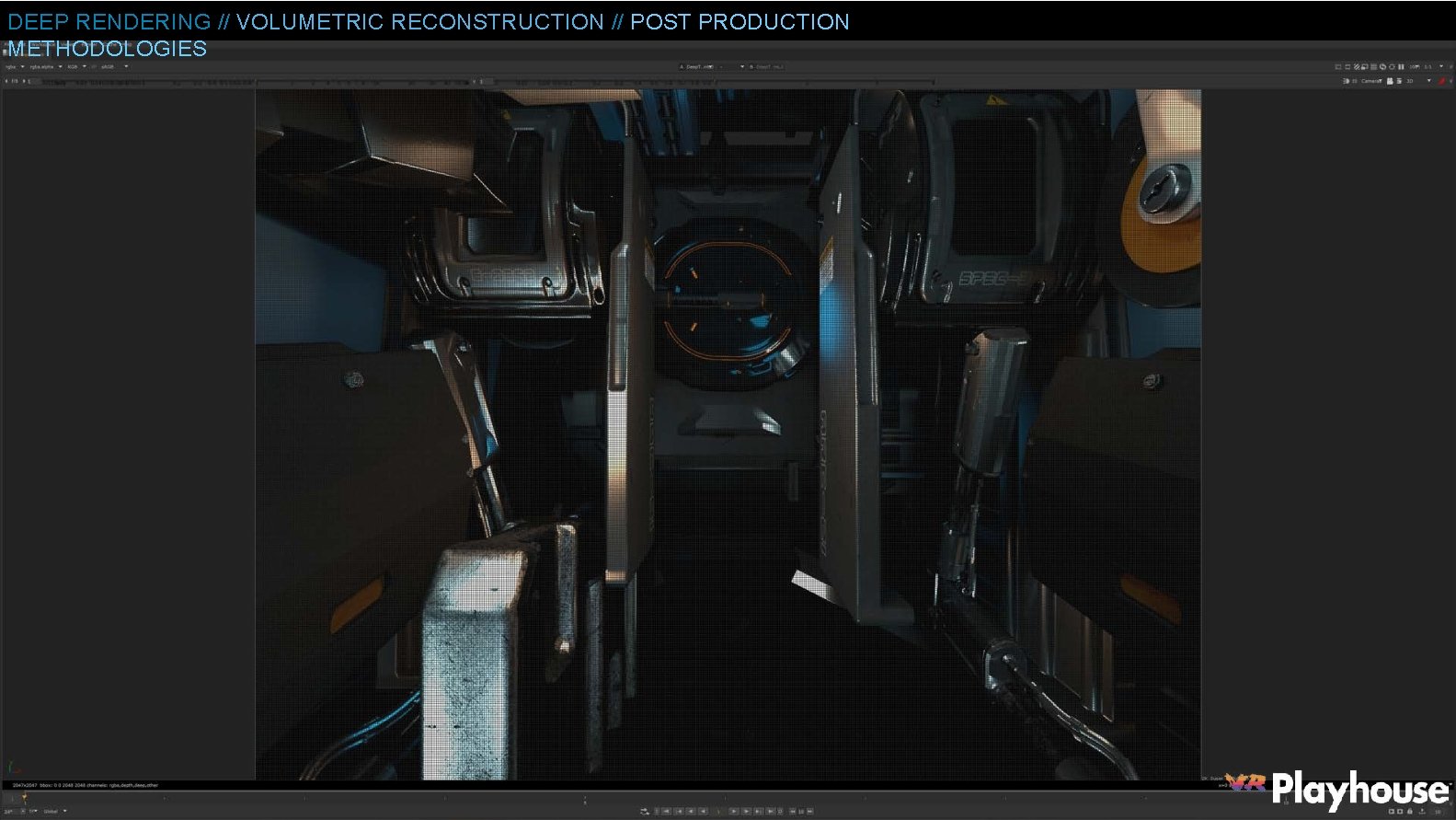 DEEP RENDERING // VOLUMETRIC RECONSTRUCTION // POST PRODUCTION METHODOLOGIES 