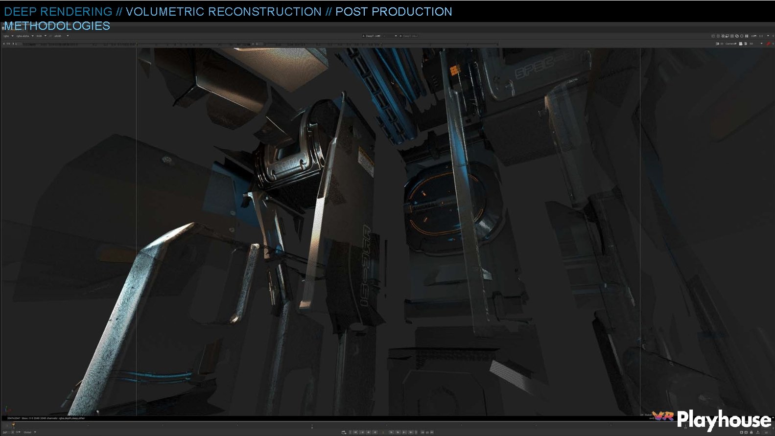 DEEP RENDERING // VOLUMETRIC RECONSTRUCTION // POST PRODUCTION METHODOLOGIES 