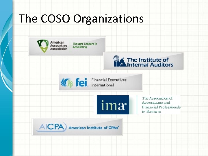 The COSO Organizations 