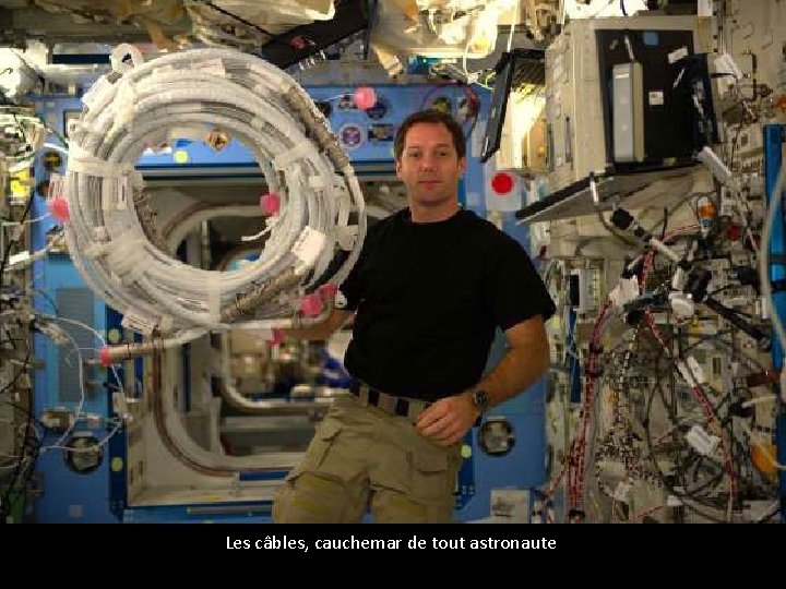 Les câbles, cauchemar de tout astronaute 