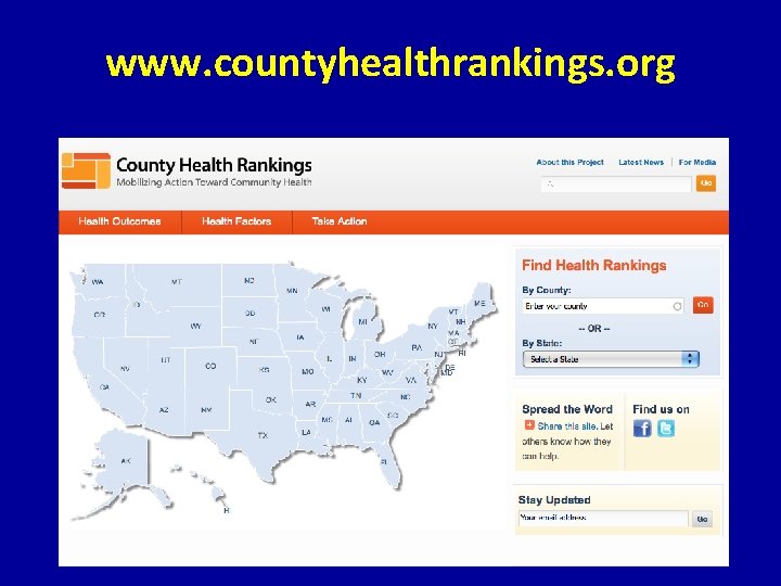 www. countyhealthrankings. org 