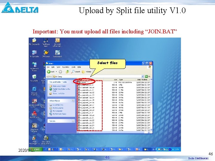 Upload by Split file utility V 1. 0 Important: You must upload all files Upload by Split file utility V 1. 0 Important: You must upload all files