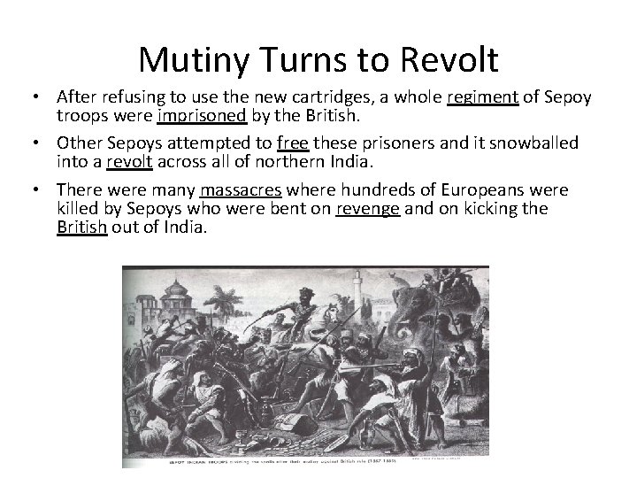 Mutiny Turns to Revolt • After refusing to use the new cartridges, a whole