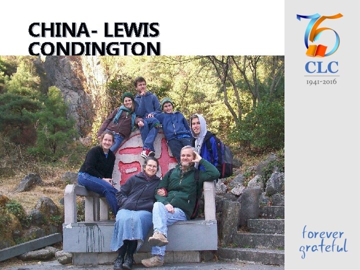 CHINA- LEWIS CONDINGTON 