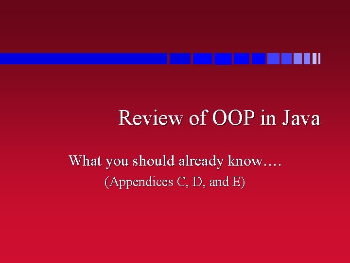 oop java | odp Images High Quality Grahic Review of OOP in Java What you should