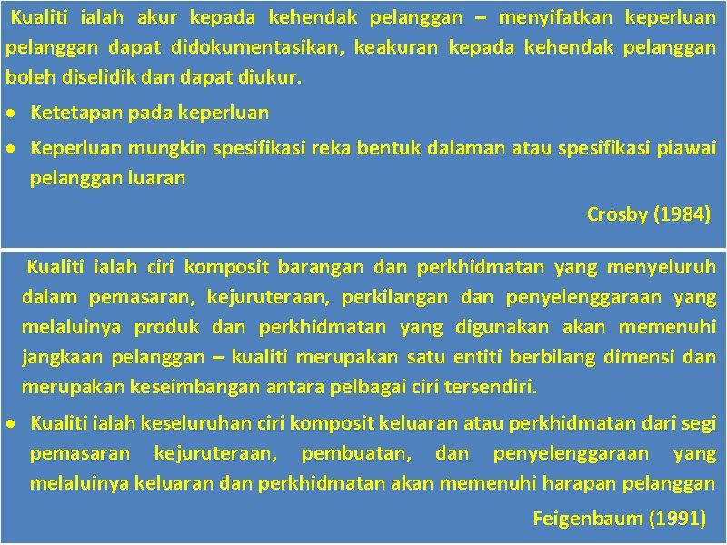Pengurusan Kualiti Dalam Pendidikan Dr Mohd Khairuddin Abdullah