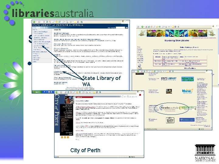 Slide Title l Slide line 1 – Line 2 City of Perth State Library Slide Title l Slide line 1 – Line 2 City of Perth State Library