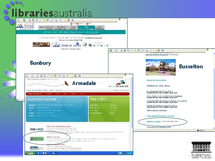 Bunbury Busselton Armadale Bunbury Busselton Armadale