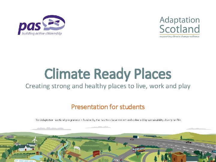 Climate Ready Places Creating strong and healthy places to live, work and play Presentation