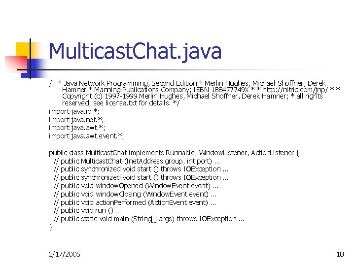 Java http chat