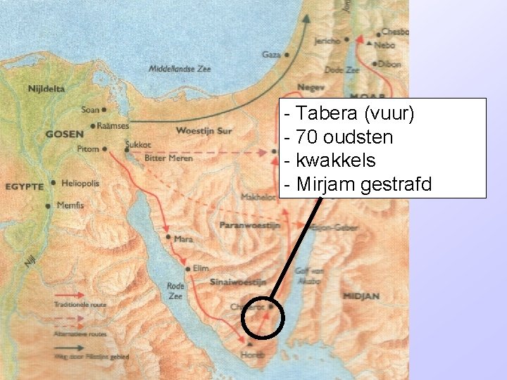 - Tabera (vuur) - 70 oudsten - kwakkels - Mirjam gestrafd 