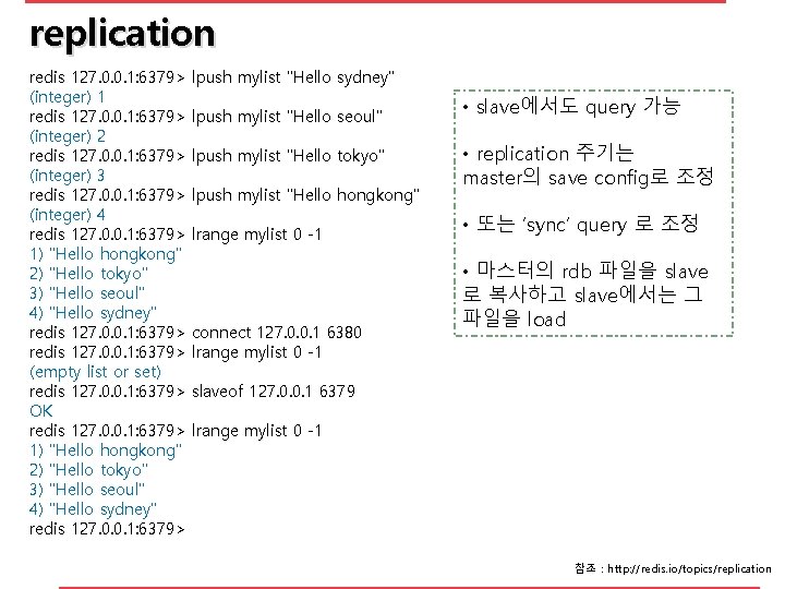 replication redis 127. 0. 0. 1: 6379> (integer) 1 redis 127. 0. 0. 1:
