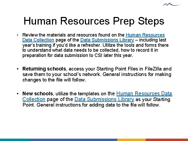 Human Resources Prep Steps • Review the materials and resources found on the Human Human Resources Prep Steps • Review the materials and resources found on the Human