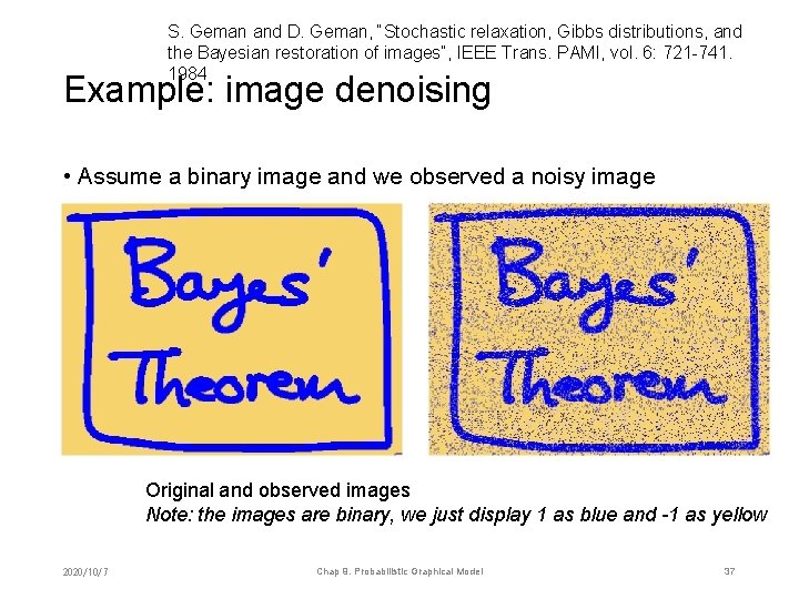 S. Geman and D. Geman, “Stochastic relaxation, Gibbs distributions, and the Bayesian restoration of